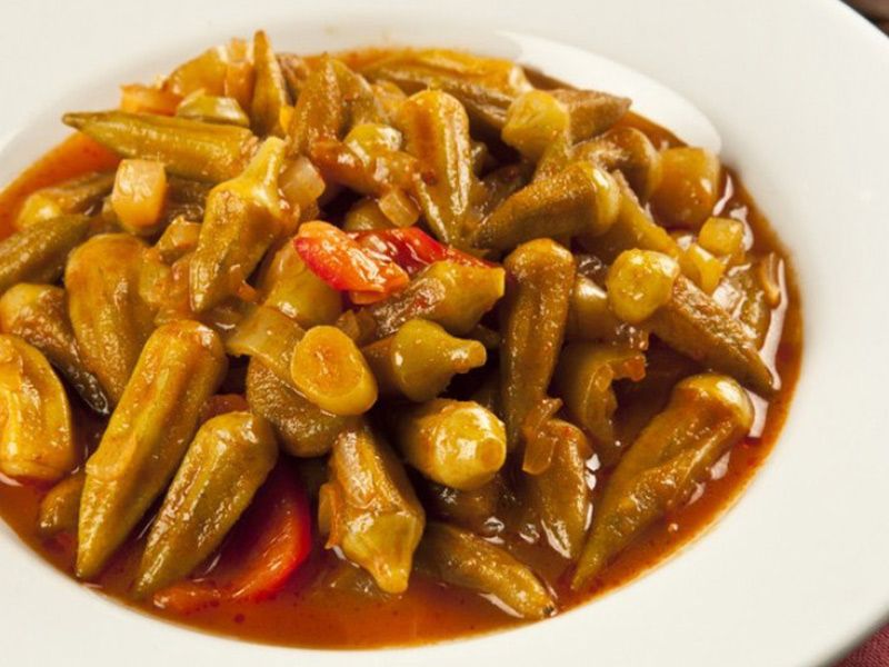 Okra With Red Sauce