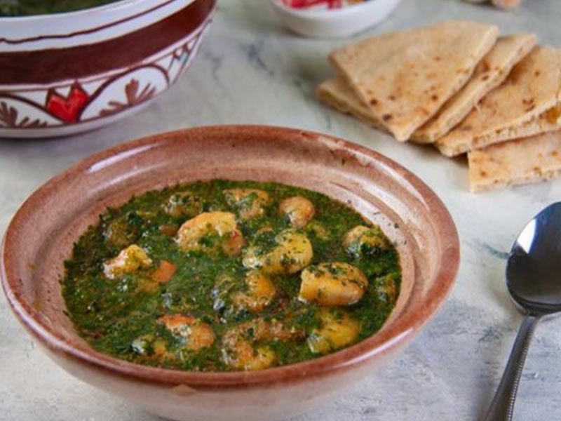 Molokhia With Shrimp