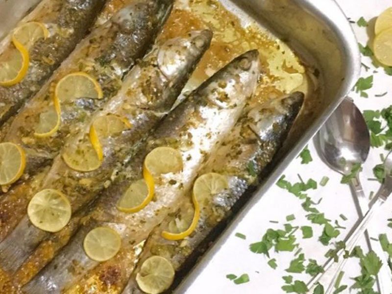 Fried Grey Mullet Fish