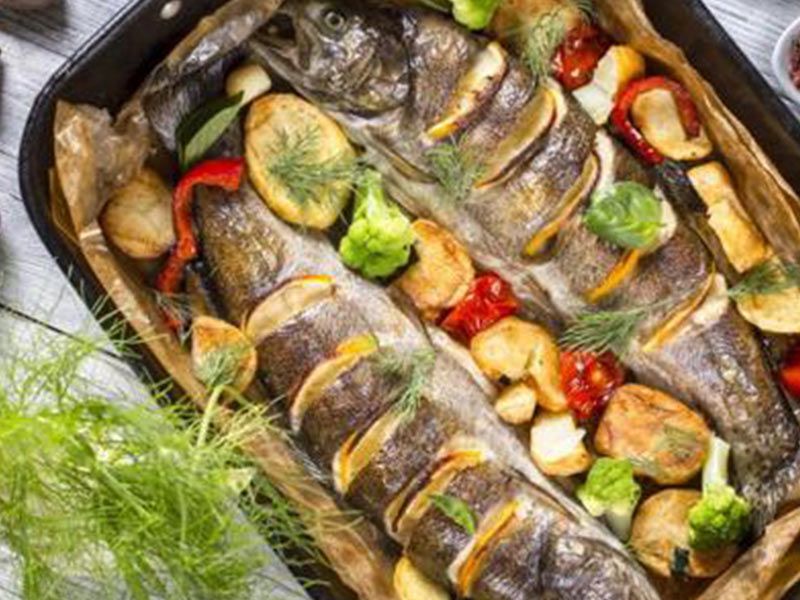Grey Mullet Fish Tray