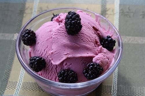 Raspberry Yogurt Ice Cream