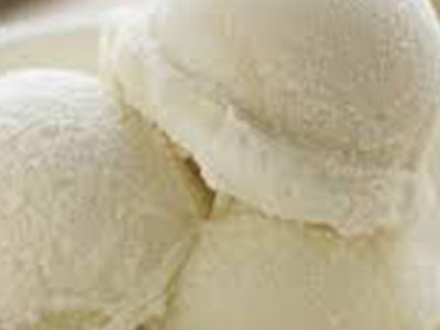 Vanilla ice cream