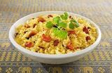 Yellow Rice With Shrimp And Mayonnaise