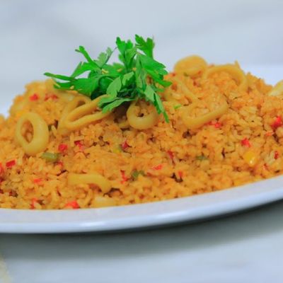 Rice with Cuttlefish