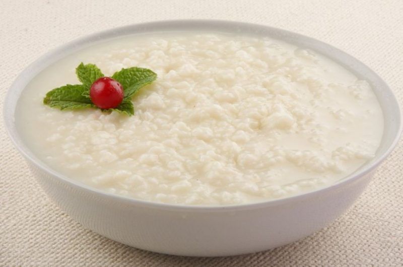 Rice Pudding With Qeshta