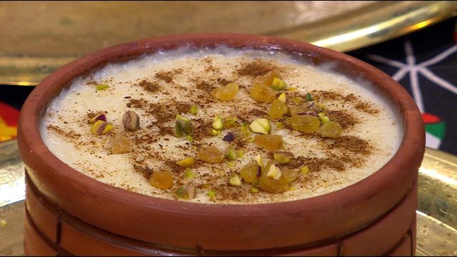 Rice Pudding With Honey And Cream