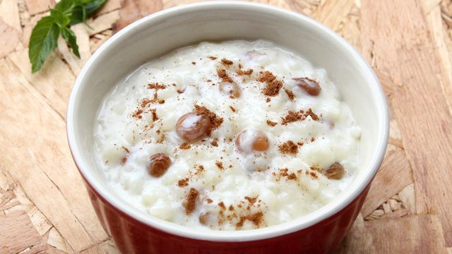 Rice Pudding With Cream And Qeshta