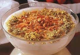 Rice Pudding With Nuts