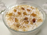 Rice Pudding With Nuts