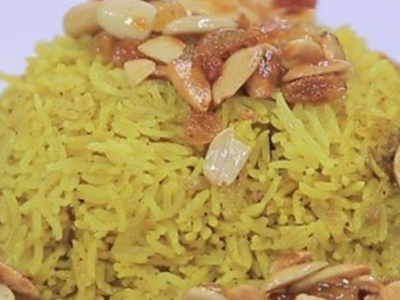 Basmati Rice With Curry And Nuts