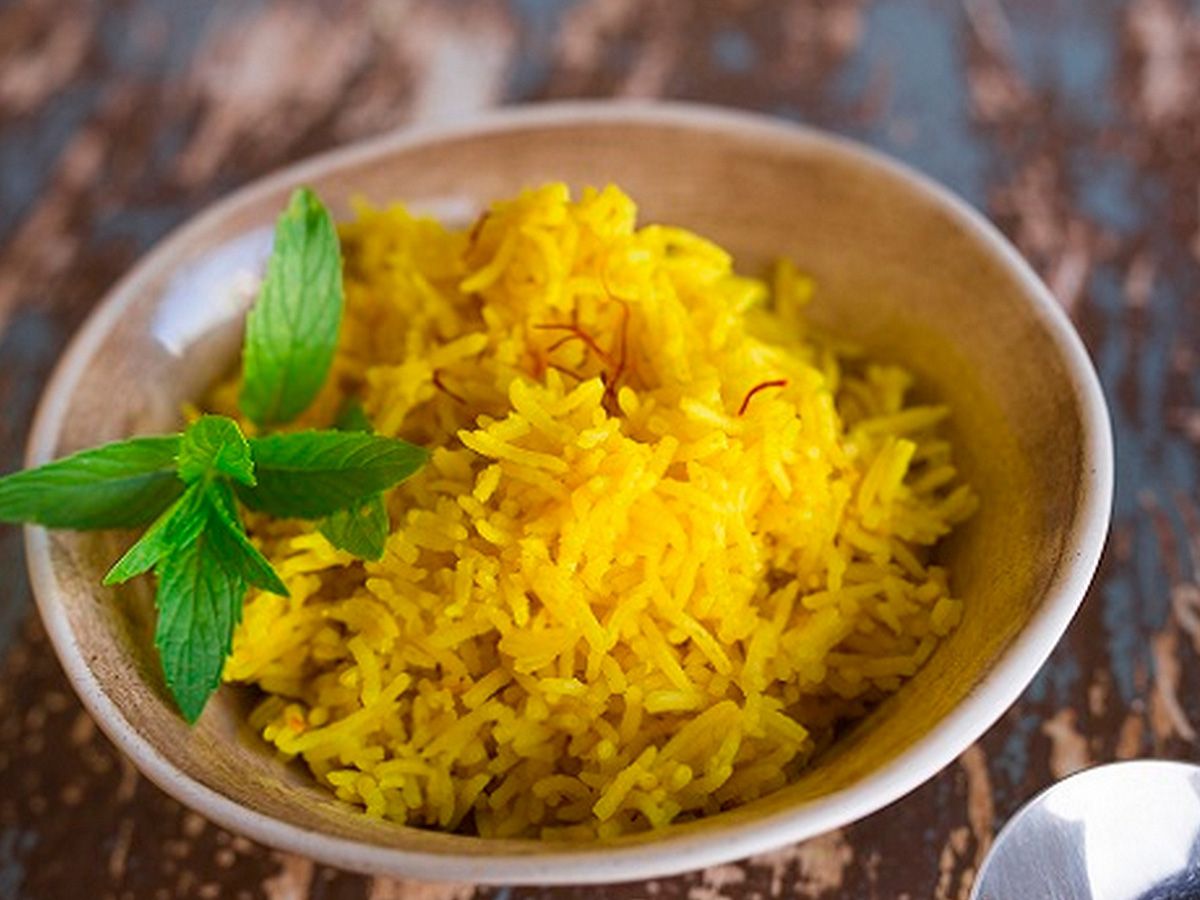 Plain basmati rice