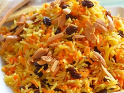 Basmati rice with nuts