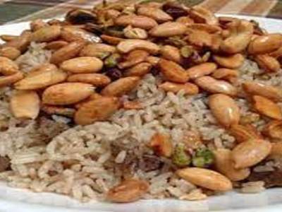 Nut mix rice