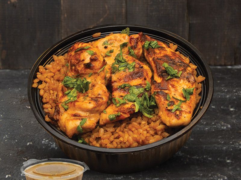 Rice With Chicken Breasts