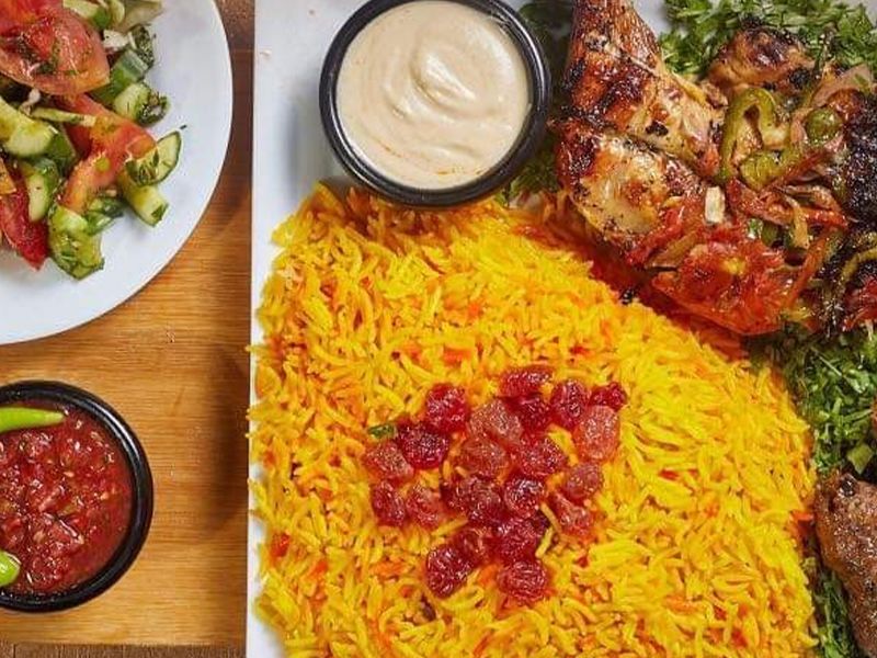 Spiced Rice With Quarter Tikka Chicken Thigh Meal