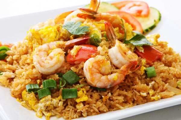 Rice With Shrimp And Fish Fillet