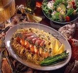 Rice With Seafood And Mayonnaise