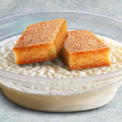 Rice Pudding Basbousa with baladi Ghee