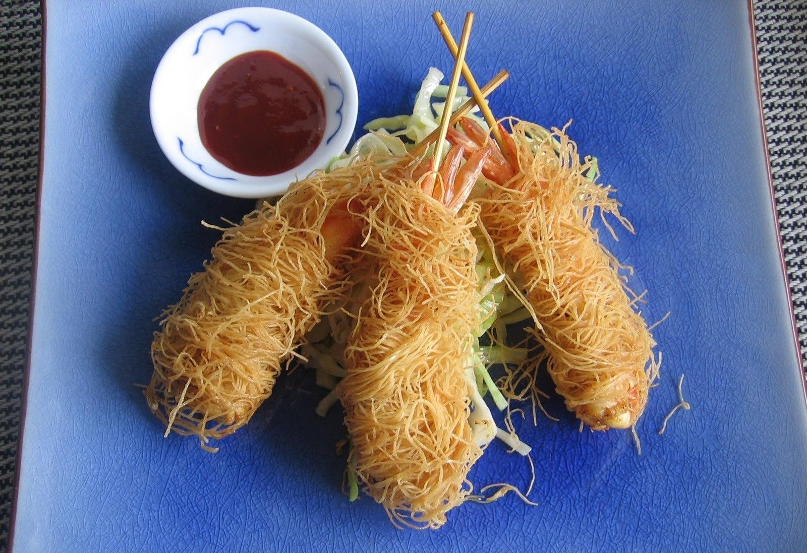 Large Konafa With Shrimp