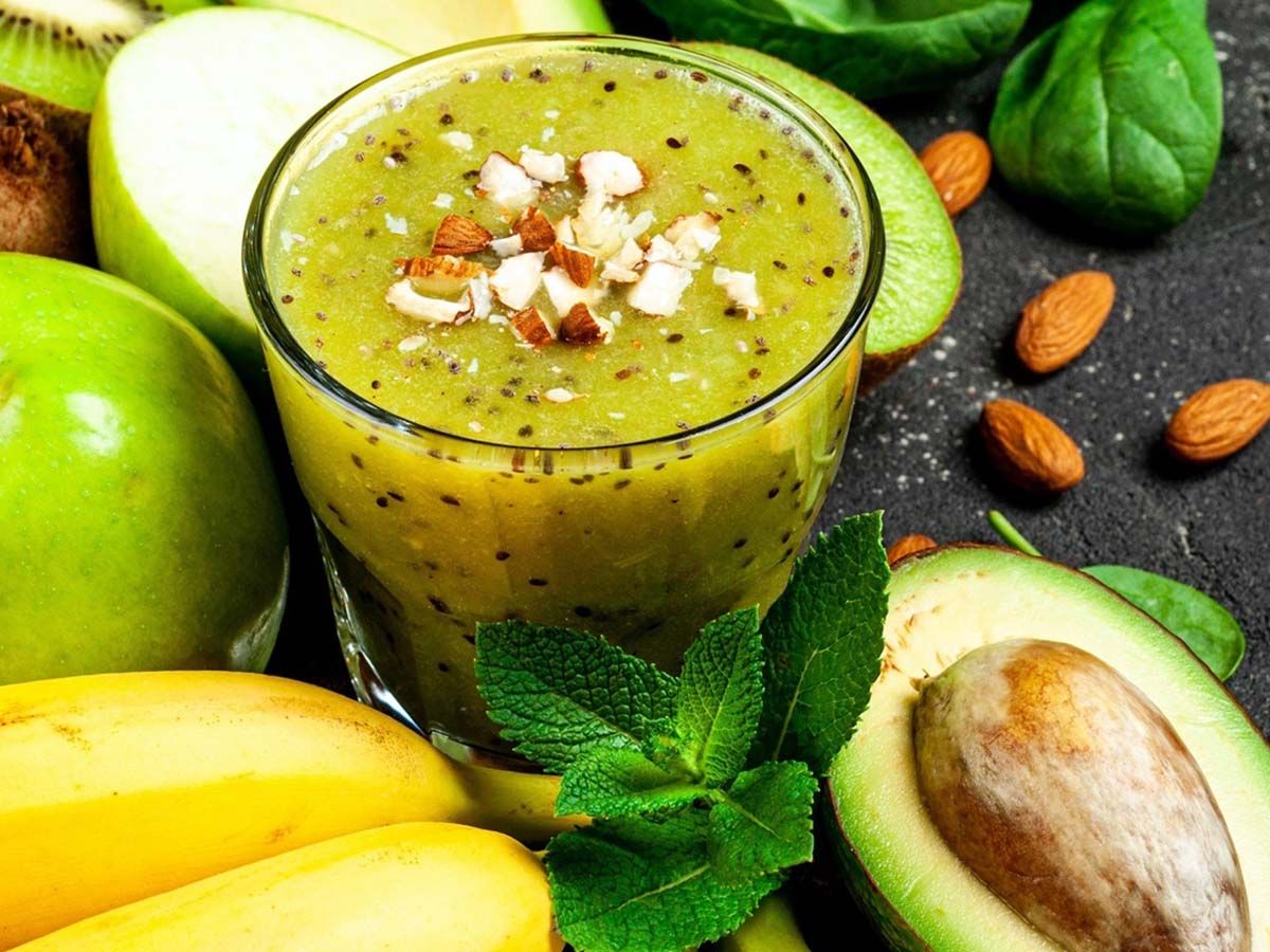 Fresh Avocado Nuts Juice