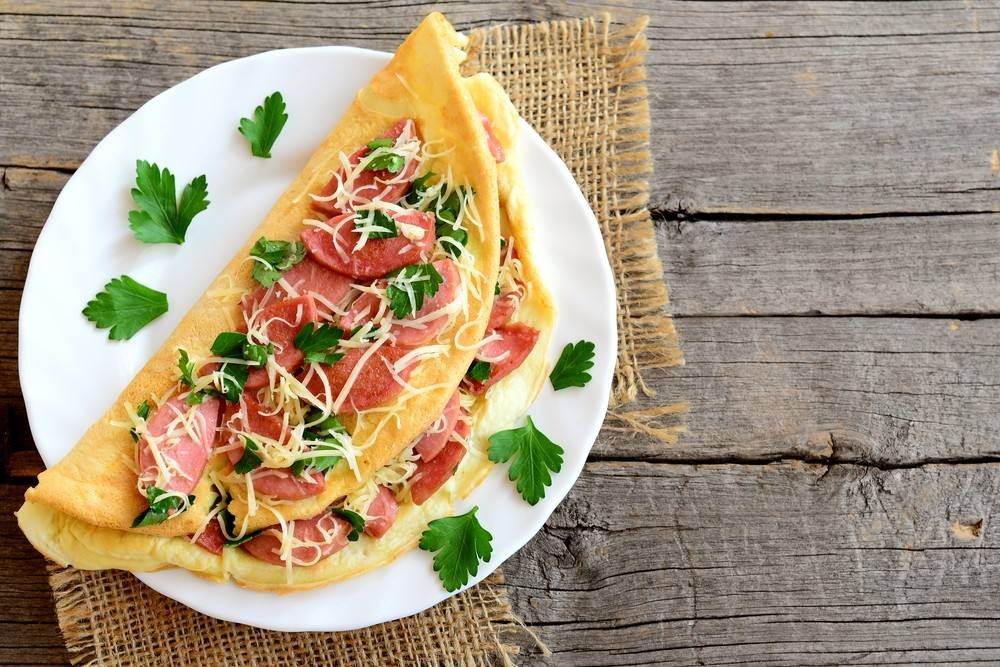 Omelette With Sausage