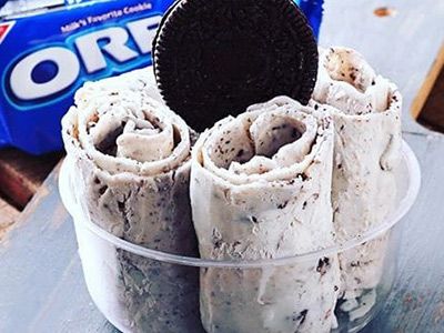 Oreo Ice Cream Roll