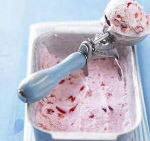 Yogurt With Berry Ice Cream