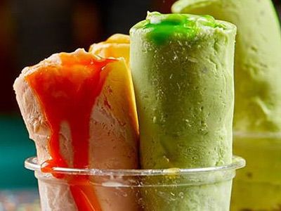 Kiwi Ice Cream Roll