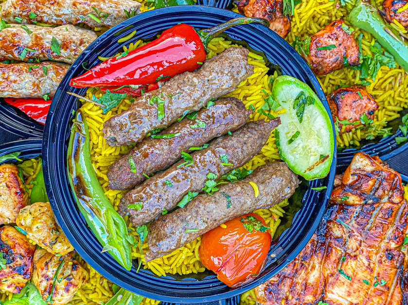 meat kofta basmati
