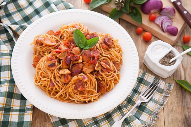 Sausage Spaghetti