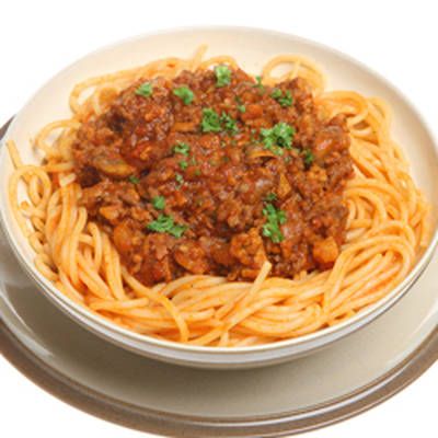 Minced Meat Spaghetti