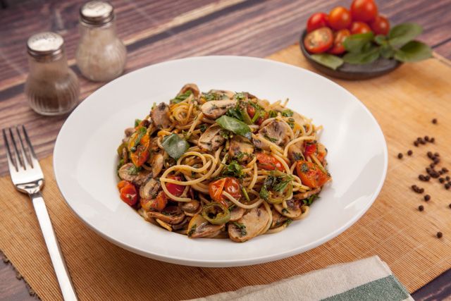 Mushroom Spaghetti