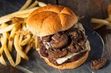 Burger With Mushroom Sandwich