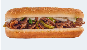 Meat Shawerma sandwich