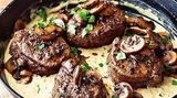 Beef Piccata With Mushroom Platter