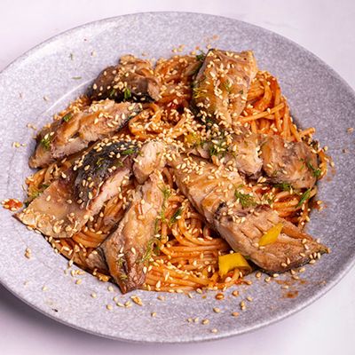 Arrabiata Mackerel Pasta