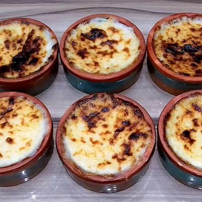 أرز بودنغ مخبوز بالفرن