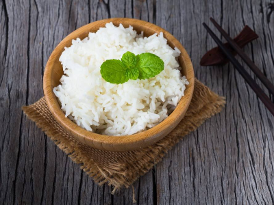 White Rice Platter