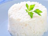 White Rice Service Platter