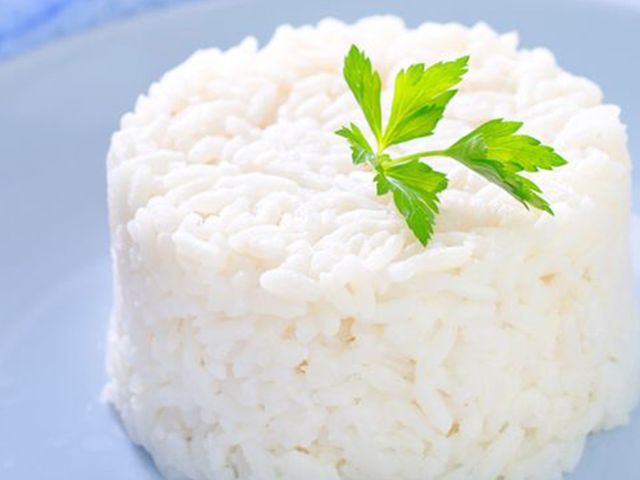 White Rice Service Platter