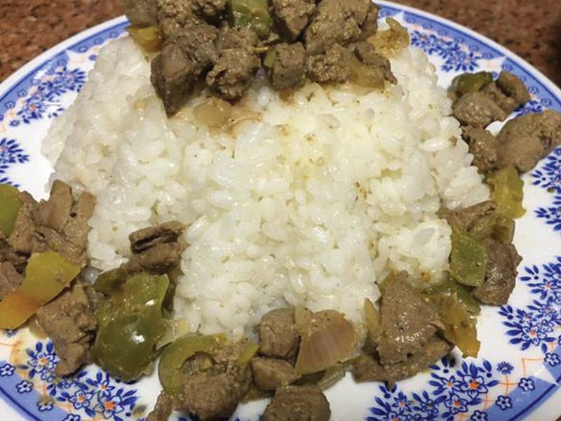 Liver White Rice
