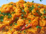 Red Rice With Shrimp