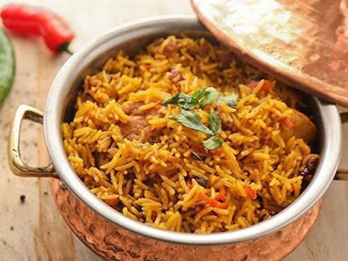 plain red rice kabsa