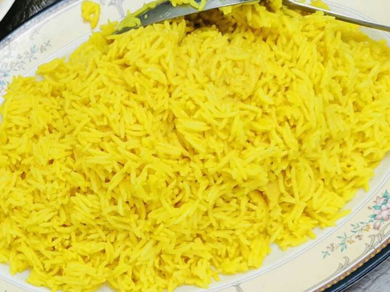 Yellow Rice Platter