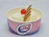 Plain Rice Pudding with Ice Cream