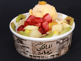 Rice Pudding With Ice Cream And Fruits
