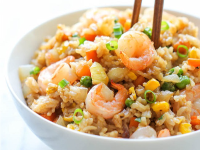 Fried Shrimp Rice