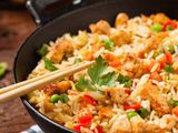 Fried Rice With Vegetables And Chicken