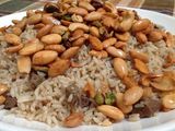 Khalta Rice With Nuts Platter