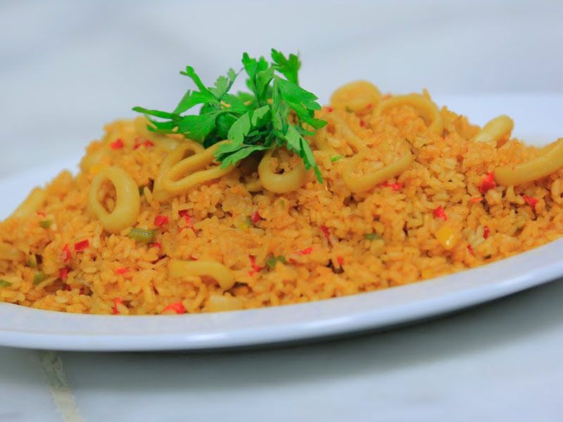 Rice With Squid